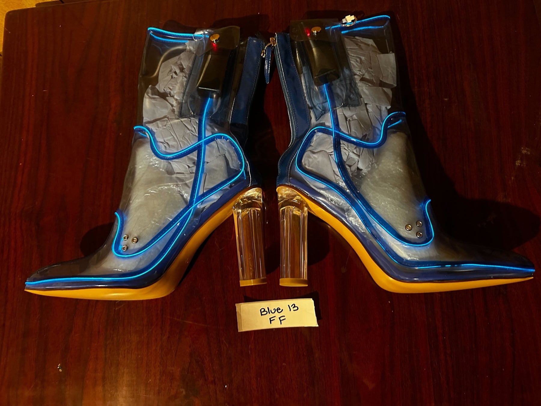 Size 13 Blue FF - OPM Boot Blue (FINAL SALE) - Neon Cowboys - 