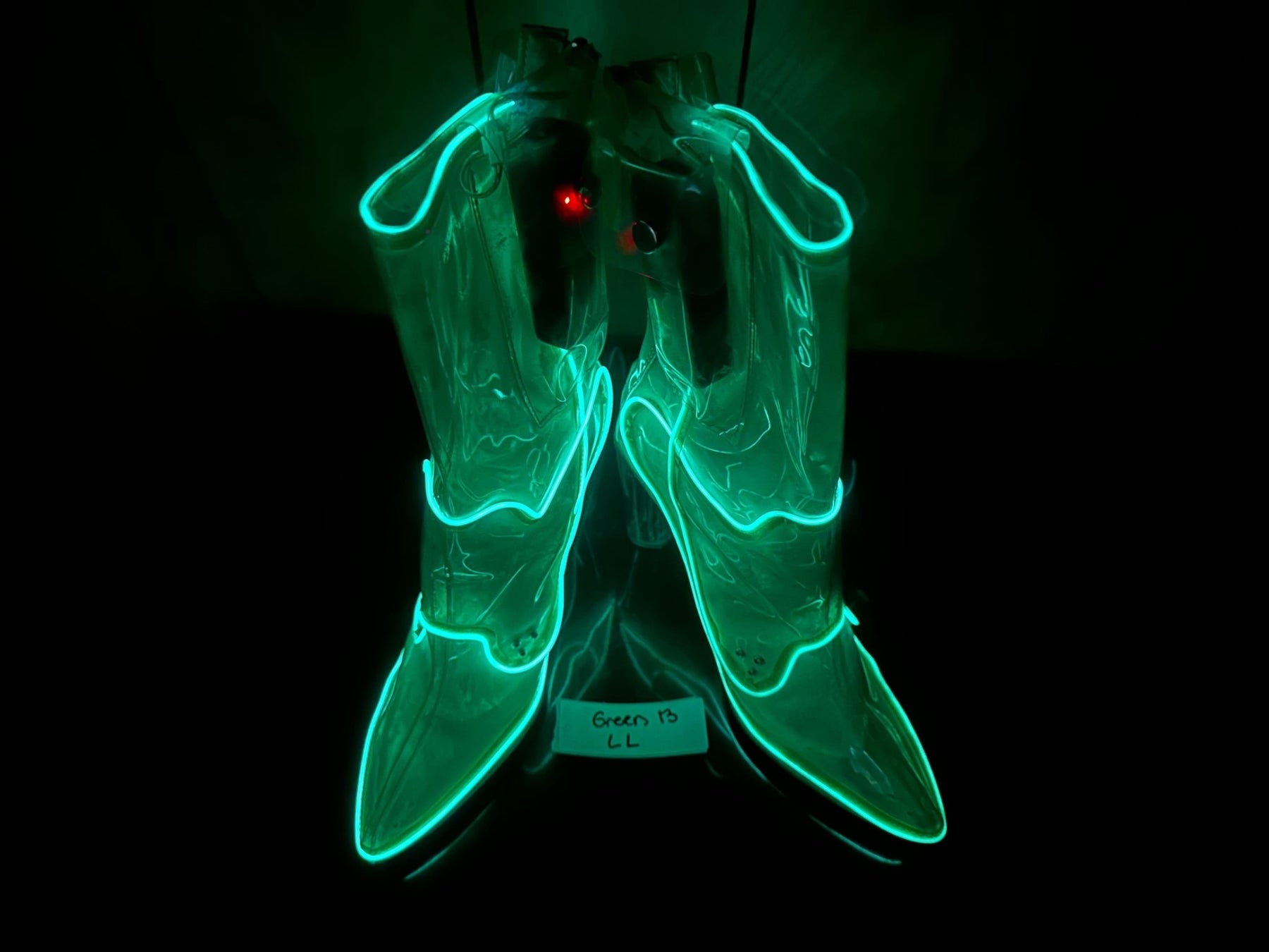 Size 13 Green LL - OPM Boot (FINAL SALE) - Neon Cowboys - 