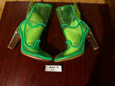 Size 13 Green LL - OPM Boot (FINAL SALE) - Neon Cowboys - 
