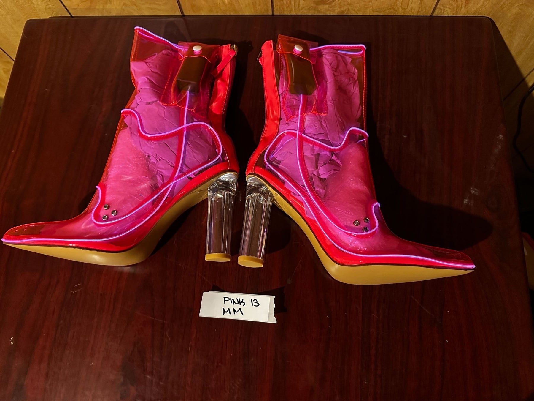 Size 13 Pink MM - OPM Boot (FINAL SALE) - Neon Cowboys - 