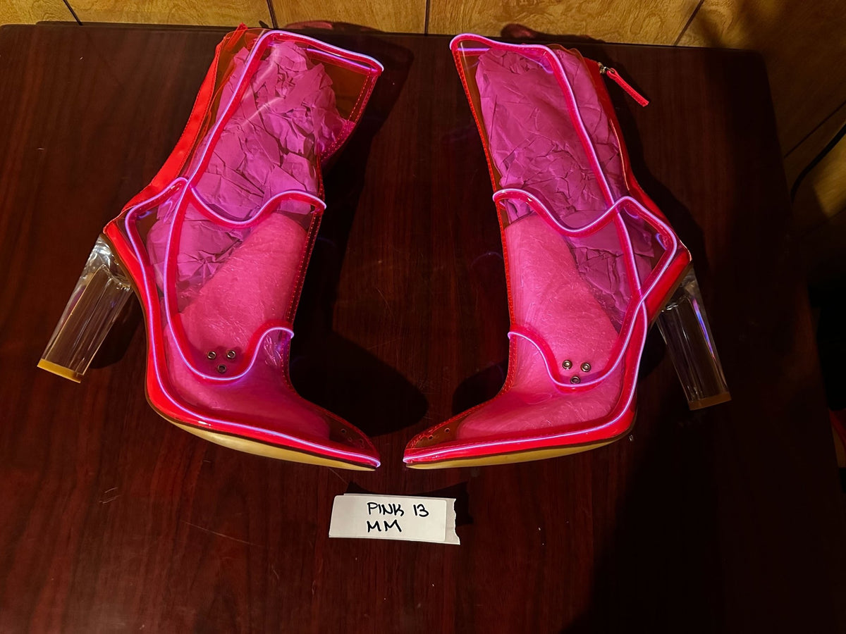 Size 13 Pink MM - OPM Boot (FINAL SALE) - Neon Cowboys - 