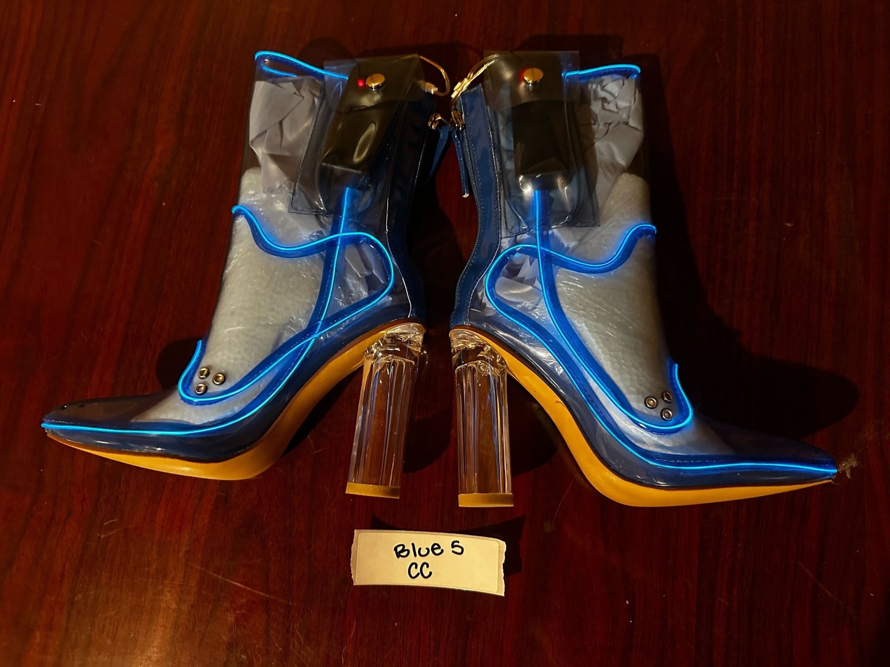 Size 5 Blue CC - OPM Boot (FINAL SALE) - Neon Cowboys - 