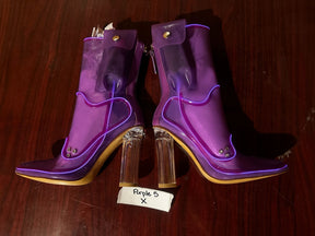 Size 5 Purple X - OPM Boot (FINAL SALE) - Neon Cowboys - 