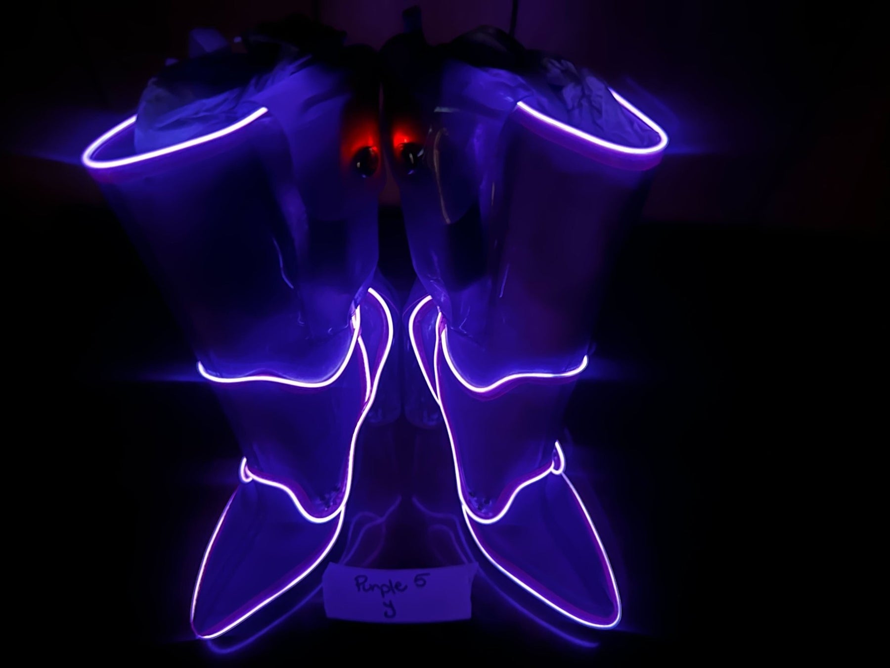 Size 5 Purple Y - OPM Boot (FINAL SALE) - Neon Cowboys - 