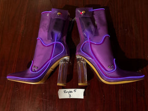 Size 5 Purple Y - OPM Boot (FINAL SALE) - Neon Cowboys - 