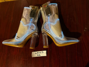 Size 5 White AA - OPM Boot (FINAL SALE) - Neon Cowboys - 