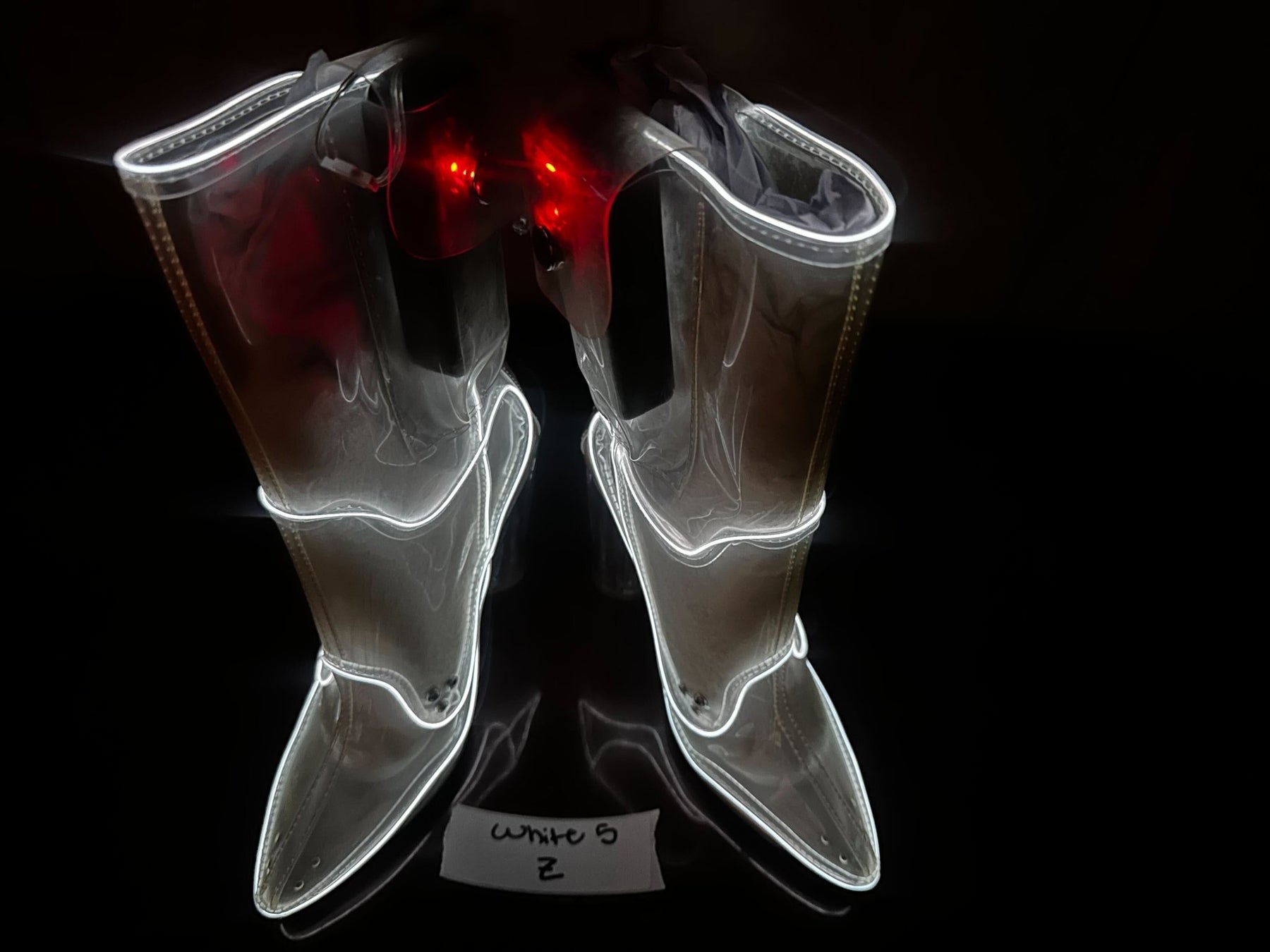 Size 5 White Z - OPM Boot (FINAL SALE) - Neon Cowboys - 