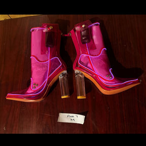 Size 7 Pink M - OPM Boot (FINAL SALE) - Neon Cowboys - 