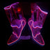 Size 7 Pink N - OPM Boot (FINAL SALE) - Neon Cowboys -