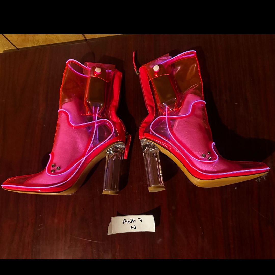 Size 7 Pink N - OPM Boot (FINAL SALE) - Neon Cowboys - 