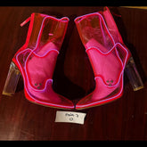 Size 7 Pink O - OPM Boot (FINAL SALE) - Neon Cowboys - 