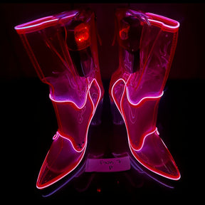 Size 7 Pink P - OPM Boot (FINAL SALE) - Neon Cowboys - 