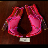 Size 7 Pink R - OPM Boot (FINAL SALE) - Neon Cowboys - 