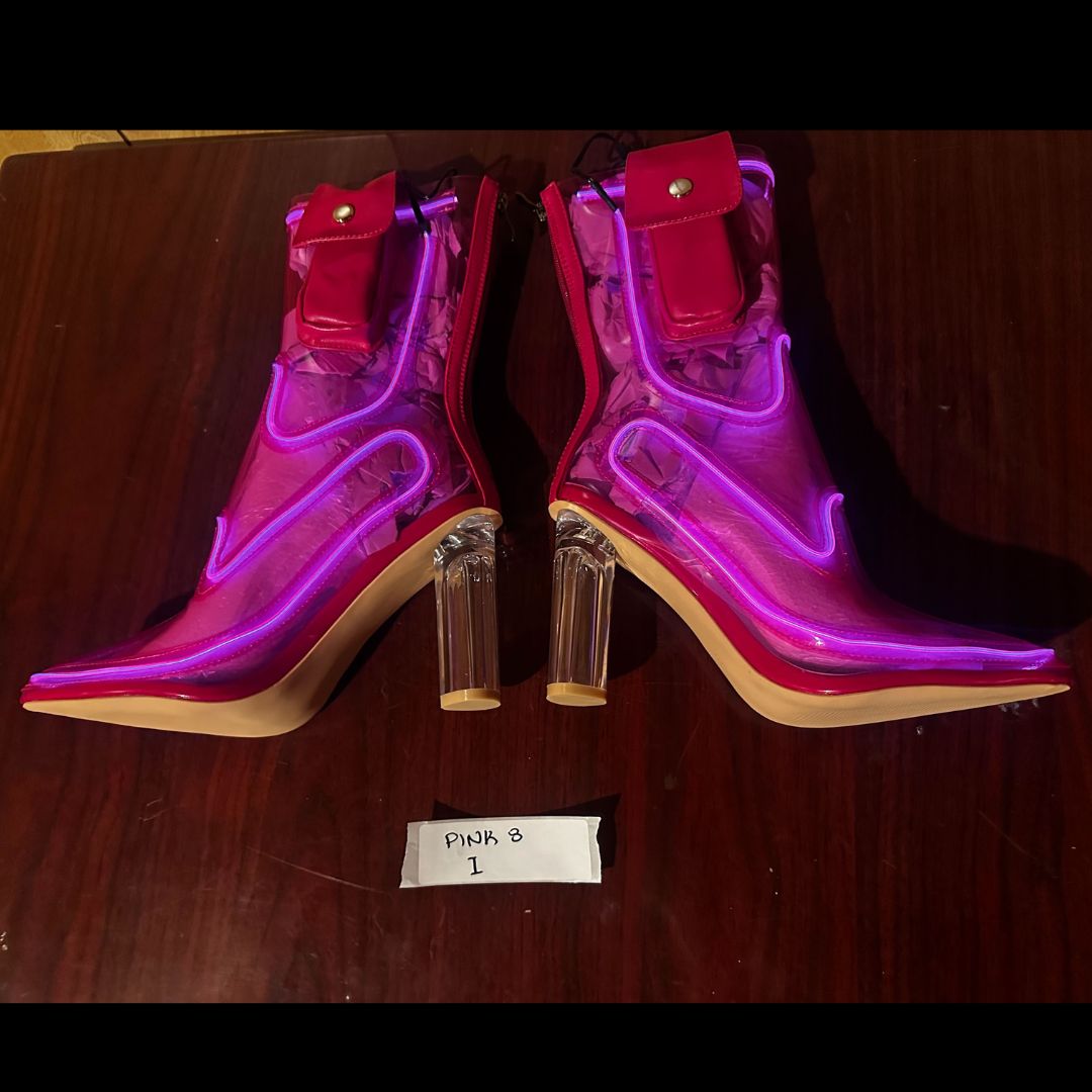 Size 8 Pink I - OPM Boot (FINAL SALE) - Neon Cowboys - 