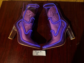 Size 8 Purple GG - OPM Boot Blue (FINAL SALE) - Neon Cowboys - 