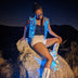 Space Cowboy Vest - Neon Cowboys - couture -