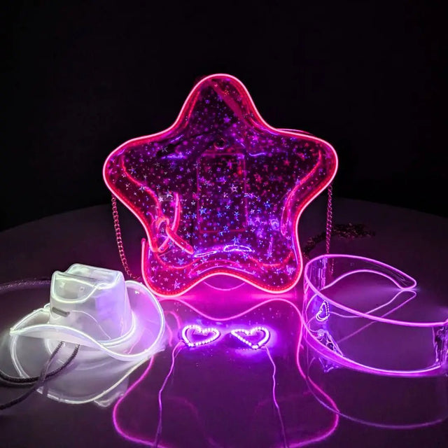 Star Crossbody Bag - Neon Cowboys - Bags - StarPursePink