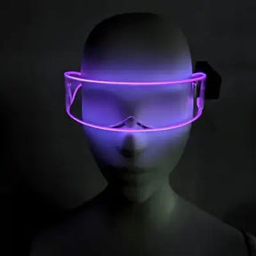 Transparent Glasses - Neon Cowboys - 