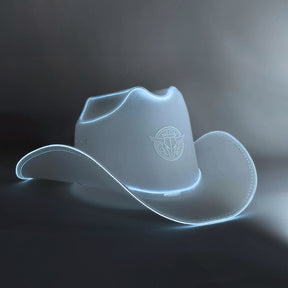 White LED Neon Cowboys Hat - Neon Cowboys - Neon Cowboys Hat - 