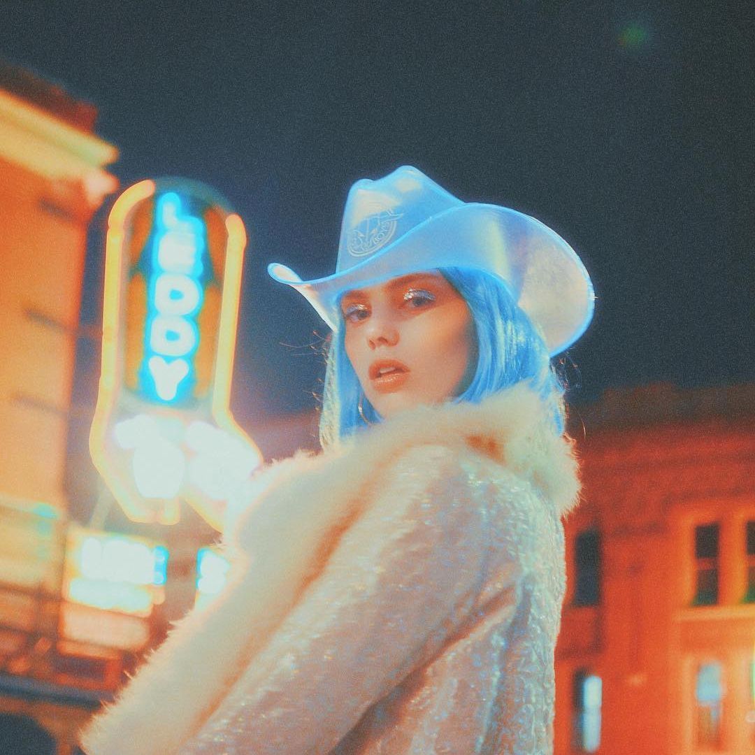 White LED Neon Cowboys Hat - Neon Cowboys - Neon Cowboys Hat - 