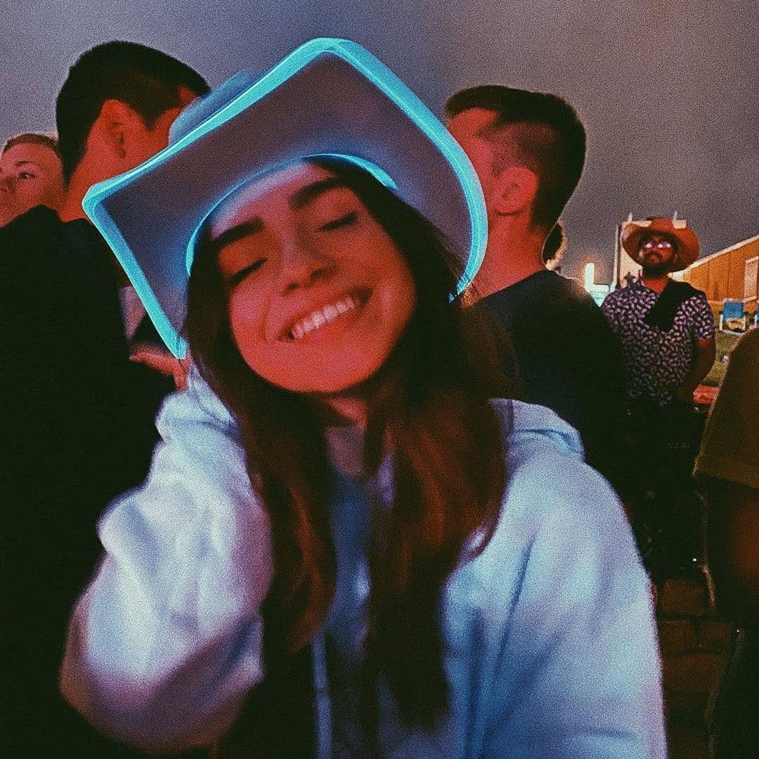 White LED Neon Cowboys Hat - Neon Cowboys - Neon Cowboys Hat - 