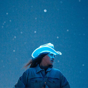 White LED Neon Cowboys Hat - Neon Cowboys - Neon Cowboys Hat - 