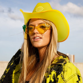 Yellow LED Neon Cowboys Hat - Neon Cowboys - Neon Cowboys Hat - 