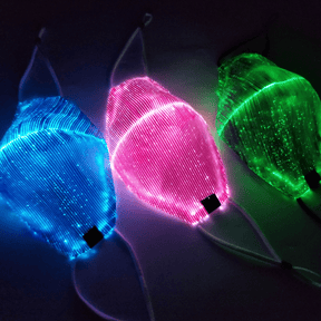 Color Changing Glow Mask - Neon Cowboys - Facemask - 51050559