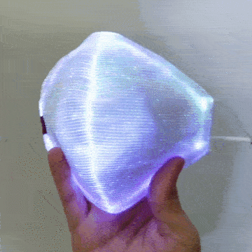 Color Changing Glow Mask