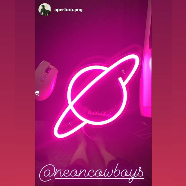 Saturn LED Neon Sign - Neon Cowboys - Neon Signs - NS-5000S